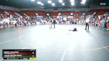 70 lbs Quarterfinal - Kenny Hartman, Tomahawk WC vs Chase Miller-Smith, Louisville WC