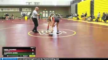 125 lbs Quarterfinal - Mina Casarez, Roosevelt vs Kadence James, Taft