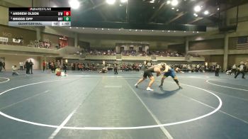 285 Championship Bracket Quarterfinal - Andrew Olson, Stillwater vs Briggs Opp, Wayzata