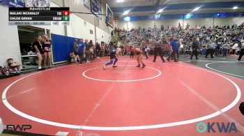 106 lbs Consi Of 4 - Malaki McAnally, Tiger Trained Wrestling vs Chloe Green, Booker T Washington Carver