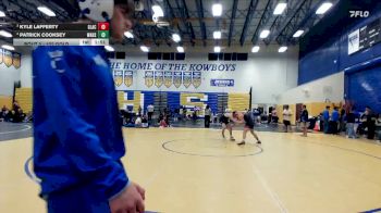 132 Gold 5th Place Match - Kyle Lafferty, Glynn Academy vs Patrick Cooksey, Wakulla Hs