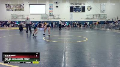 105 lbs Semifinal - Esther Hernandez Perez, Mt View vs Nora Dame, St Helens