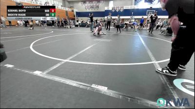 73-76 lbs Consolation - Ezekiel Boyd, Harrah vs Moxyn Wade, Shelton Wrestling Academy