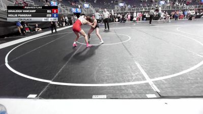 126.6-137.4 lbs 7th Place - Brialeigh Vancamp, Bellville Little Devils vs Hollie Finneran, Atchison Wrestling Club