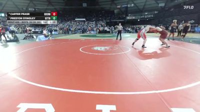 Boys 1B/2B 285 Quarterfinal - Preston Stingley, Kittitas vs Carter Pease, River View