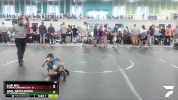 48 lbs Round 5 (8 Team) - Abel Wesolowski, U2 Upstate Uprising vs Liam Pao, Florida Scorpions Black