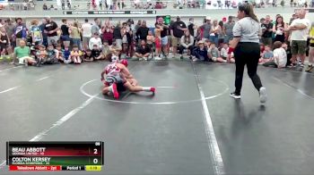 88 lbs Semis & 1st Wrestleback (8 Team) - Colton Kersey, Florida Scorpions vs Beau Abbott, Georgia United