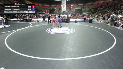 190 lbs Dylan Sprinkles, TCWA - Tri-Counties Wrestling Association vs Nathan Cordova, KTWA-Kings-Tulare Wrestling Association