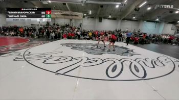 150 lbs Semifinal - Ethyn BravoPacker, Brighton vs Michael Saba, Air Academy