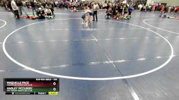 105 lbs Cons. Round 3 - Maquelle Pace, Champions Wrestling Club vs Hadley McCleery, Mat Demon Wrestling Club