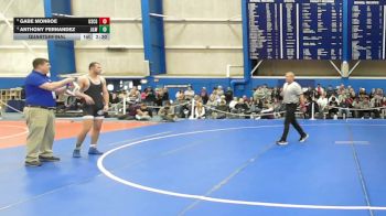 197 lbs Quarterfinal - Gabe Monroe, Coast Guard vs Anthony Fernandez, Johnson & Wales (ri)