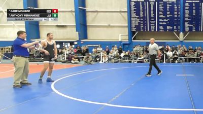 197 lbs Quarterfinal - Gabe Monroe, Coast Guard vs Anthony Fernandez, Johnson & Wales (ri)