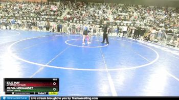 95 lbs Quarterfinal - Olivia Hernandez, Beaver Dam WC vs Eilie May, La Grande Mat Club