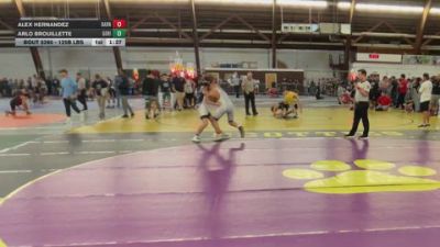 125B lbs Rr Rnd 3 - Alex Hernandez, Barn Brothers vs Arlo Brouillette, Gorilla Grapplers