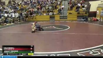 160 lbs Semis & 1st Wb (8 Team) - Jeremy Paradice, Colquitt County vs Cale Bissell, North Forsyth