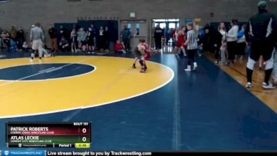 56 lbs Cons. Round 3 - Atlas Leckie, Cement City Wrestling Club vs Patrick Roberts, Cherry Creek Wrestling Club