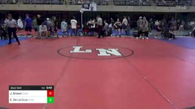 120 lbs Semifinal - Jazick Brown, Towanda, PA vs Ethan De La Cruz, Dunellen, NJ