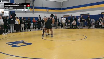 215 lbs Round Of 16 - Cooper Roscosky, Kiski Area vs Wyar Alozie, Chartiers Valley