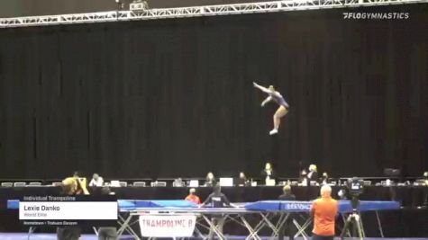 Lexie Danko - Individual Trampoline, World Elite - 2021 USA Gymnastics Championships