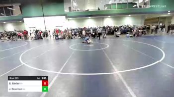 80 lbs Final - Bronsyn Baxter, PA vs Jaxson Bowman, OH