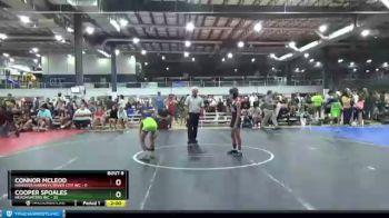 80 lbs Round 2 (8 Team) - Connor McLeod, HANOVER HAWKEYE/RIVER CITY WC vs Cooper Spoales, HEADHUNTERS WC