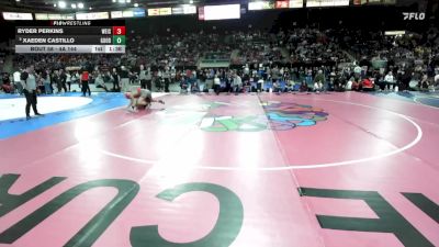 4A 144 lbs Champ. Round 1 - Ryder Perkins, Weiser vs Xaeden Castillo, Gooding