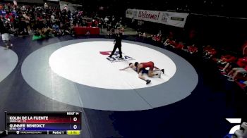 144 lbs Round 2 (16 Team) - Kolin De La Fuente, SAWA-GR vs Gunner Benedict, KTWA-GR