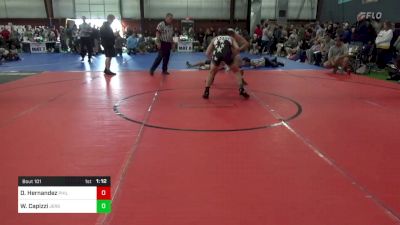 160 lbs Round Of 16 - D?Angelo Hernandez, Phillipsburg vs William Capizzi, Jersey 74