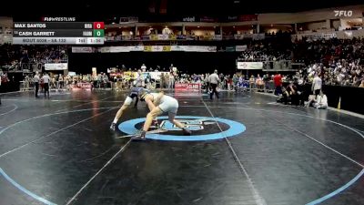 5A 133 lbs Champ. Round 1 - Cash Garrett, Farmington vs Max Santos, Rio Rancho