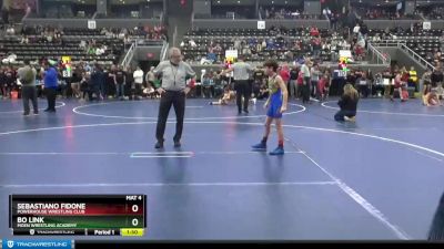 80 lbs Semifinal - Bo Link, Moen Wrestling Academy vs Sebastiano Fidone, Powerhouse Wrestling Club