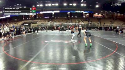 92 lbs Cons. Semi - Yohan Hernandez, Gladiator Wrestling vs Morgan Nelson, Grapple Academy