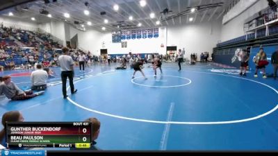 152 lbs 3rd Place Match - Beau Paulson, Clear Creek Middle School vs Gunther Buckendorf, Johnson Junior High