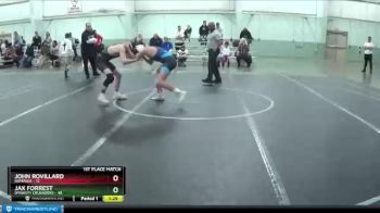 130 lbs Finals (2 Team) - Jax Forrest, Dynasty Crusaders vs John Rovillard, Rampage
