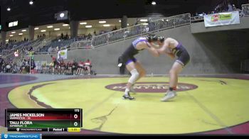 172 lbs Round 2 (4 Team) - Tauj Flora, Sutherlin vs James Mickelson, Warrenton