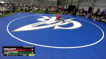 152 lbs Placement Matches (16 Team) - David Alonso, California vs Claudio Torres, Florida