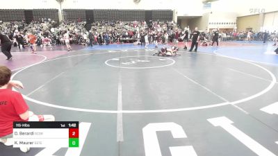 115-H lbs Round Of 32 - Daniel Berardi, Scorpions vs Karl Maurer, Este Built