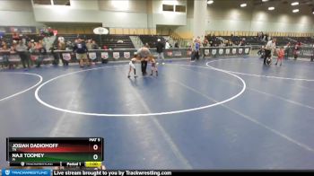 43 lbs 5th Place Match - Naji Toomey, IA vs Josiah Dadiomoff, TN