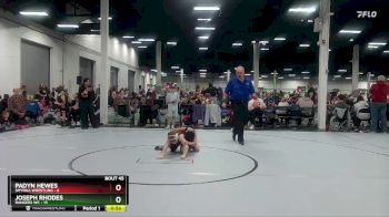 64 lbs Round 9 (10 Team) - Joseph Rhodes, Rangers WC vs Padyn Hewes, Smyrna Wrestling