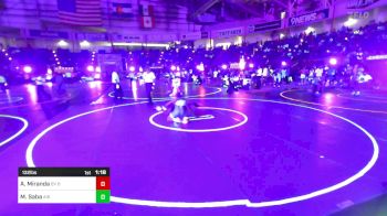 132 lbs Round Of 32 - Aaron Miranda, BV Bison vs Michael Saba, Air Academy