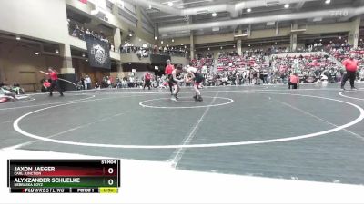 120 lbs Quarterfinal - Alyxzander Schuelke, Nebraska Boyz vs Jaxon Jaeger, Carl Junction