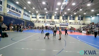 Semifinal - Mason Wood, Apache Youth Wrestling vs Weston Bolin, Springdale Youth Wrestling Club