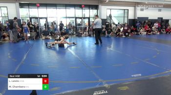 95 lbs Consi Of 8 #2 - Landon Lewis, Storm Wrestling Center vs Major Chambers, Rockmart Takedown Club