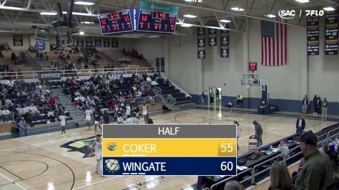Replay: Coker vs Wingate - Men's | Feb 7 @ 7 PM