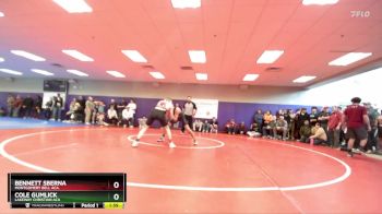 132 lbs Champ. Round 2 - Cole Gumlick, Lakeway Christian Aca vs Bennett Sberna, Montgomery Bell Aca.