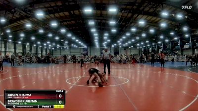 76 lbs Rd# 4- 2:00pm Friday Final Pool - Jaisen Sharma, East Coast Elite vs Brayden Kuhlman, Westshore D.S.