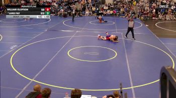 144 lbs Champ. Round 2 - Luke Fay, Royhart-Barker vs William Olofson, Randolph