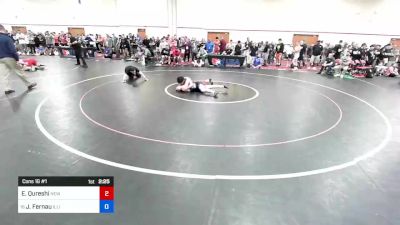 61 kg Cons 16 #1 - Ethan Qureshi, New York vs Joseph Fernau, Illinois