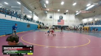 97-100 lbs Round 2 - Braxton Blumenshine, Riverton Middle School vs Jozeph Goerzen, Lovell Middle School