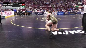 114 lbs Consi 4 - Emilio Albanese, Emmaus vs Dylan Barrett, Penn Trafford