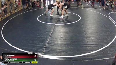 148 lbs Quarterfinal - Troy Nichols, Tri Valley Elite vs Jt Kimbler, The Empire